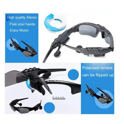 Bluetooth Sun Glasses With Headphones Connect With Mobile