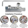 Multifunctional tool for pulling out cracked pipes